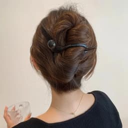 New Twist Hair Clip Plastic Acrylic Bead Imitation Pearl Hairpin Twisted Design Women Hair Accessories