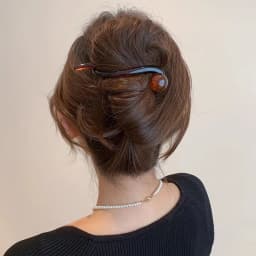 New Twist Hair Clip Plastic Acrylic Bead Imitation Pearl Hairpin Twisted Design Women Hair Accessories