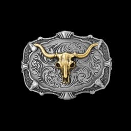 Western Belt Buckle Initial Vintage-Cowboy Rodeo Silver Large Belt Buckle for Men Women