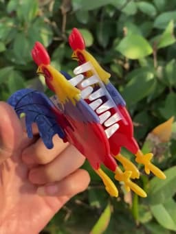 New Y2k Colorful Acrylic Rooster Shape Hair Clip Claw For Women Girls Creative Cartoon Animal Ponytail Hairpin Hair Accessories