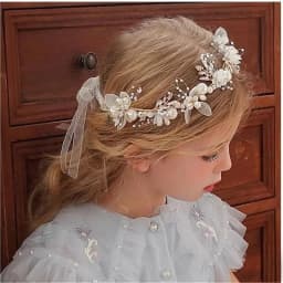 1Pcs Princess Girls Handmade Flower Wreath Hairband Bridal Wedding Jane Headband Flower Kids Beautiful Headdress Gift