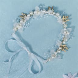 1Pcs Princess Girls Handmade Flower Wreath Hairband Bridal Wedding Jane Headband Flower Kids Beautiful Headdress Gift