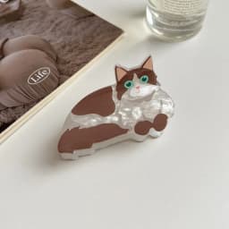 1pc Cat Hairpin Lady Cute Little Hairpin Short Long Hair Hairpin for Daughter Lover Girl School Partner