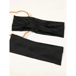 NEW 2026 4Pcs Black Twist Knotted HeadBands Boho Stretchy Hair Band Non Slip for Girl Turban Plain Headwrap Yoga Workout Hair Ac