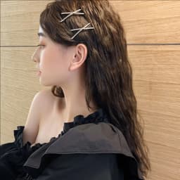 2pcs Cross Crystal Hairpins Rhinestone X Hair Clips Barrettes Simple Side Clip Bridal Headwear Girl Fashion Hair Accessories New