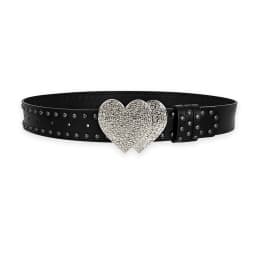Unisex Jeans Belt Sword Red Heart Gothic Y2k Fashion Belts For Women Designer Luxury Black Rivet Punk Accessory Men's Belt Male