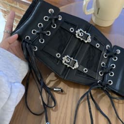 Ladies's Retro corset Belts Pin Buckle Elastic Lace & Gothic Style Cummerbunds tie rope Goth Punk For Women On Shirt Dress Belt