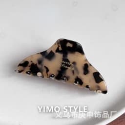 Large Accetate Leopard Print Acrylic Hairpins Hair Clip Crab Hair Claws For Women Girl Hair Accessories Headdress Party Gifts