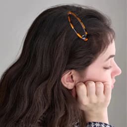 Vintage Leopard Hair Clips Y2K Cute Korean Charm BB Hair Clip Print Glue Oval Hair Clips Student Woman Hair Accessories