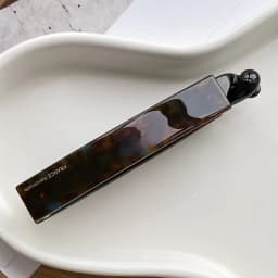 Anti slip banana clip with low hair volume vertical clip~Korean FRANCE chocolate brown ponytail clip~Twisted hair clip
