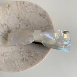 2025 New Premium Acetic Acid Hairpin Women's Back of Head Bow Hair Accessories Semi-Tie Hair Spring Clip Side Clip