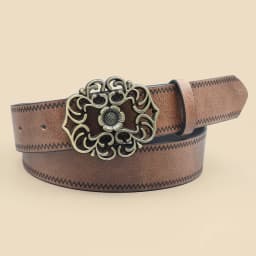 Classic Retro Western Denim Style Belt, Fashionable Casual Women's Belt, Retro Printed Belt, Classic Decorative Belt