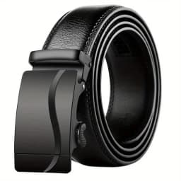 Men Belt Leather Belt Metal Alloy Automatic Buckle Brand Luxury Design Waist Belts for Men Strap Male