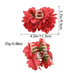 Simulated Flower Hair Claw Clips Wedding Headdress For Bridal Bridesmaid Party Simulated Floral Hair Clips Hair Accessories