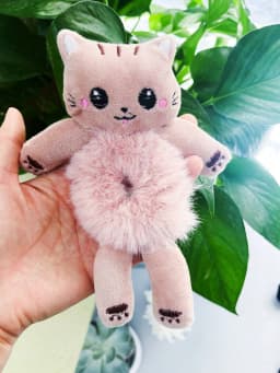 Women's Cute Cartoon Frog&Panda&Yellow Duck Plush Hair Ties, Ponytail & Bun Hairstyle Accessories With Elastic Bands For Women