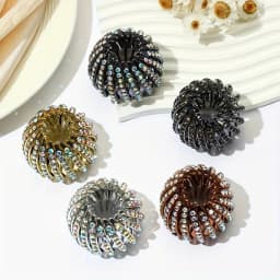 Ponytail Hair Rings Clips Hair Clips Women Bird Nest Shaped Hair Hairpin Simple Magic Lazy Braider Tool Women Hair Accessories
