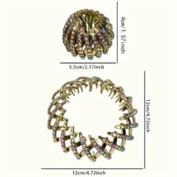 Ponytail Hair Rings Clips Hair Clips Women Bird Nest Shaped Hair Hairpin Simple Magic Lazy Braider Tool Women Hair Accessories