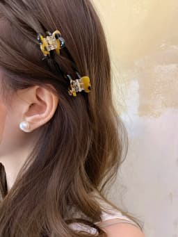 Mini Acetate Hair Claw Clip Cute Exquisite Small Size Hair Clamp Grab Elegant Side Pin Hairpin Hair Clips Women Hair Accessories