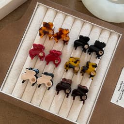 Mini Acetate Hair Claw Clip Cute Exquisite Small Size Hair Clamp Grab Elegant Side Pin Hairpin Hair Clips Women Hair Accessories