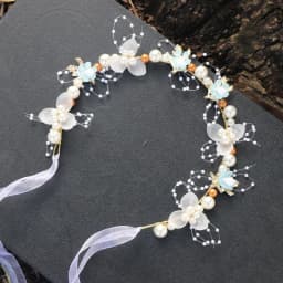 1pc Children Hair accessories Forest style Flower wreath Extremely fairy-like Hairband Hair hoop Princess Flower girl Hairpin fo