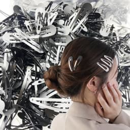 Stainless Steel HairClips for Women Silver Fashion Korean Style Hairpins Durable and Stylish Hair Accessories for Hair Styling