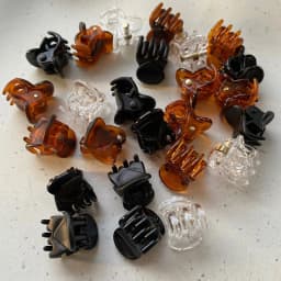 Mini Transparent Hair Claw Clips Women Girls Small Plastic Clips Gentle Hold Barrettes for Fine Thin Hairs Daily Use Accessories