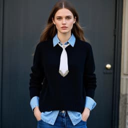 Luxurious Ladies' Necktie. With Original Design, It Is Delicate and Creative, Highly Versatile, Elegant and Casual, Presenting a