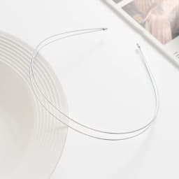 New Thin Headbands for Women Multilayer Alloy Hair Hoop Double Root Metal Hair Bands Hair Accessories Smooth Head Hoop Wholesale