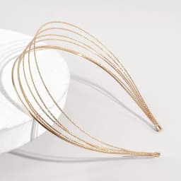 New Thin Headbands for Women Multilayer Alloy Hair Hoop Double Root Metal Hair Bands Hair Accessories Smooth Head Hoop Wholesale
