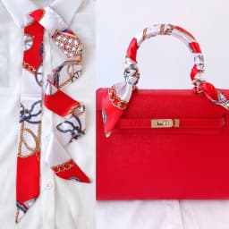 Woman Skinny Silk Scarf 90cm*4cm Long Hair Strip Silk Ribbon Small Neck Scarves Bag Handle Ribbon Scarf Kerchief Ladies Tie