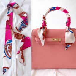 Woman Skinny Silk Scarf 90cm*4cm Long Hair Strip Silk Ribbon Small Neck Scarves Bag Handle Ribbon Scarf Kerchief Ladies Tie
