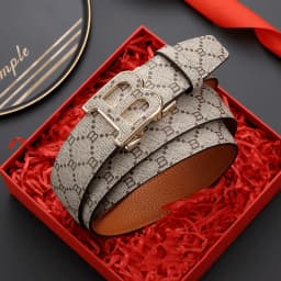 High Quality 3.4cm Leather Business Men Belt Luxury Brand Designer famous work Belts for men Jeans Strap Male Buckle belt