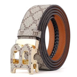 High Quality 3.4cm Leather Business Men Belt Luxury Brand Designer famous work Belts for men Jeans Strap Male Buckle belt
