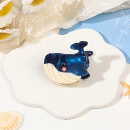 Small Delicate Cute Childs Acetate Hair Clips Cartoon Whale Seahorse Crab Starfish Hairpins Side Bangs Girls Hair Accessories