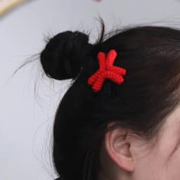 Duckbill Clip Angry Emotion Hair Clip Korean Style Back Clip Funny Crochet Barrettes Hair Accessories Cartoon Side Clip Girl