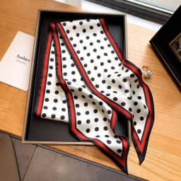 Polka Dots Scarf Long Shawl For Women Spring & Summer Fashion Hair Band Neck Scarves Neckerchief Headband for Women