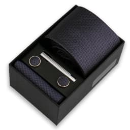 Luxury Tie Set For Men Business Gift Box Wedding Party Fashion Men Tie Set Paisley Handchief Cufflink Tie-Clip Suit Gift For Man