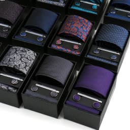 Luxury Tie Set For Men Business Gift Box Wedding Party Fashion Men Tie Set Paisley Handchief Cufflink Tie-Clip Suit Gift For Man