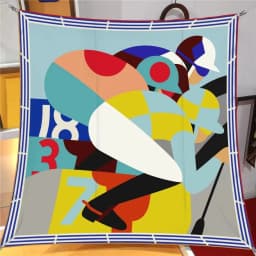 Silk Scarf Women Horse Printed Square Scarves Head Echarpes Silk Foulards Femme Wraps Beach Shawls Bandana Lady Hijabs 90CM