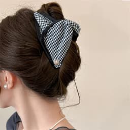 Elegant Large Rhinestones Bow Hair Claw Crab Pearls Hairpins Women Girls Sweet Hair Ornament Hair Clips Fashion Hair Accessories