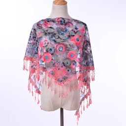 New Muslim Head Wrap Lace Tassel Triangle Scarf Women Flower Shawl Elegant Breathable Wedding Outdoor Accessories 50*150cm