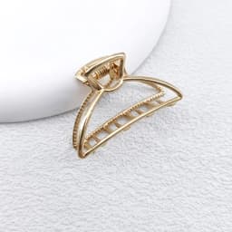 12 Styles Fashion Mini 4cm Metal Hair Claw For Women Gold Color Cross Crab Hair Clip Korean Elegant Geometric Hairpin Girl Hair