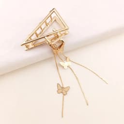 12 Styles Fashion Mini 4cm Metal Hair Claw For Women Gold Color Cross Crab Hair Clip Korean Elegant Geometric Hairpin Girl Hair