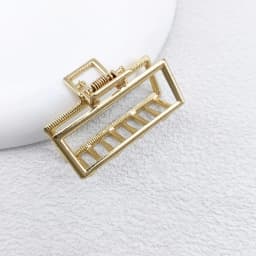 12 Styles Fashion Mini 4cm Metal Hair Claw For Women Gold Color Cross Crab Hair Clip Korean Elegant Geometric Hairpin Girl Hair