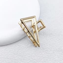 12 Styles Fashion Mini 4cm Metal Hair Claw For Women Gold Color Cross Crab Hair Clip Korean Elegant Geometric Hairpin Girl Hair