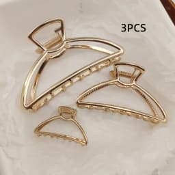 12 Styles Fashion Mini 4cm Metal Hair Claw For Women Gold Color Cross Crab Hair Clip Korean Elegant Geometric Hairpin Girl Hair