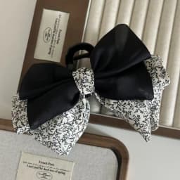 1pc Korean Style Temperament, Cashew Nuts, Broken Flowers, Bow, Grab Clip, Hair Clip, Shark Clip, Western Style Hair Clip