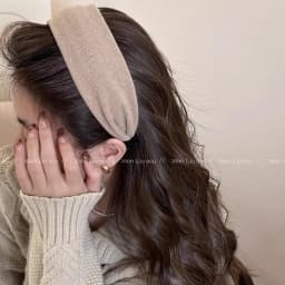 Vintage Solid Soft Cotton Hairband For Women Girls Sweet Hair Ornament Headband Hair Hoop Hair Band Fashion Hair Accessories