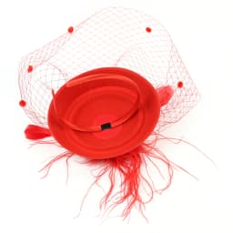 Mesh Fascinator Hats Spring Wave Point Decor Floral Hair Feather Fascinator Hats Luxury Accessories Wedding Cocktail Women