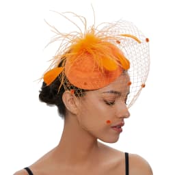 Mesh Fascinator Hats Spring Wave Point Decor Floral Hair Feather Fascinator Hats Luxury Accessories Wedding Cocktail Women